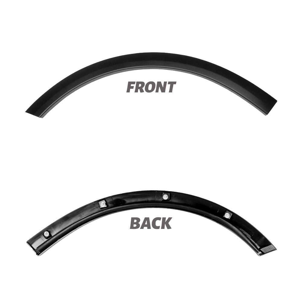Teslarm Model X Right Rear Door Wheel Arch Flare Molding Trim
