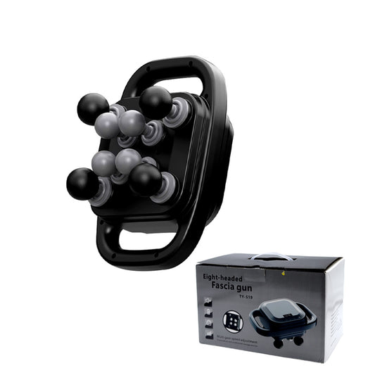 Teslarm 8-Head Deep Tissue Massage Gun for Full-Body Muscle Relief