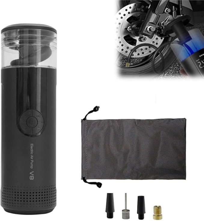 Compact Car Tire Inflator Pump with Coaxial Fan and Heat Dissipation