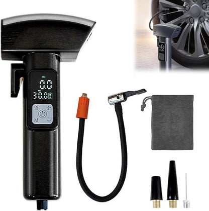 Portable Digital Air Compressor with Automatic Inflation and Preset Pressure Settings